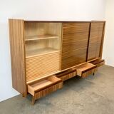 Multifunctional vintage highboard, rosewood, 60s