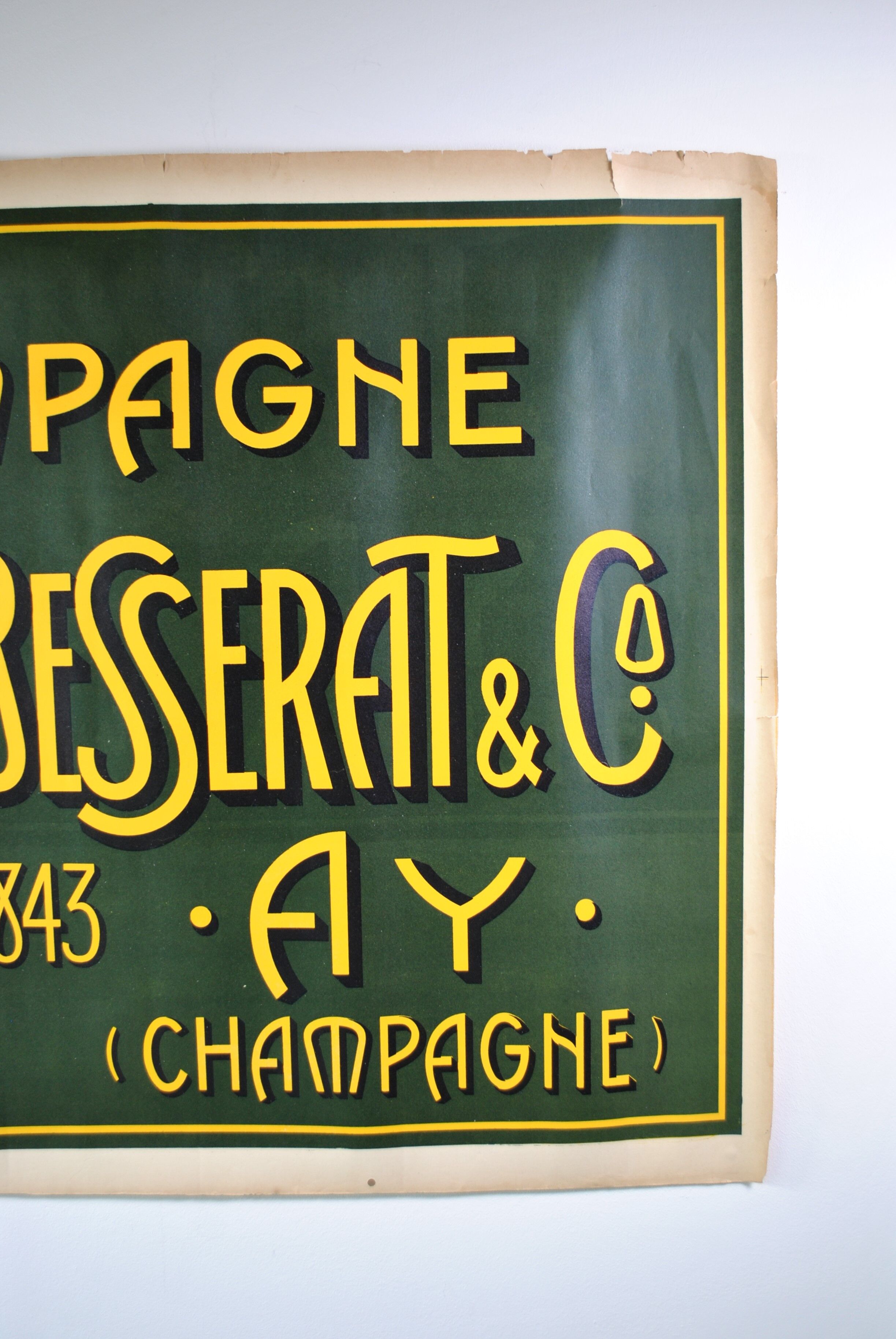 Champagne poster 1920