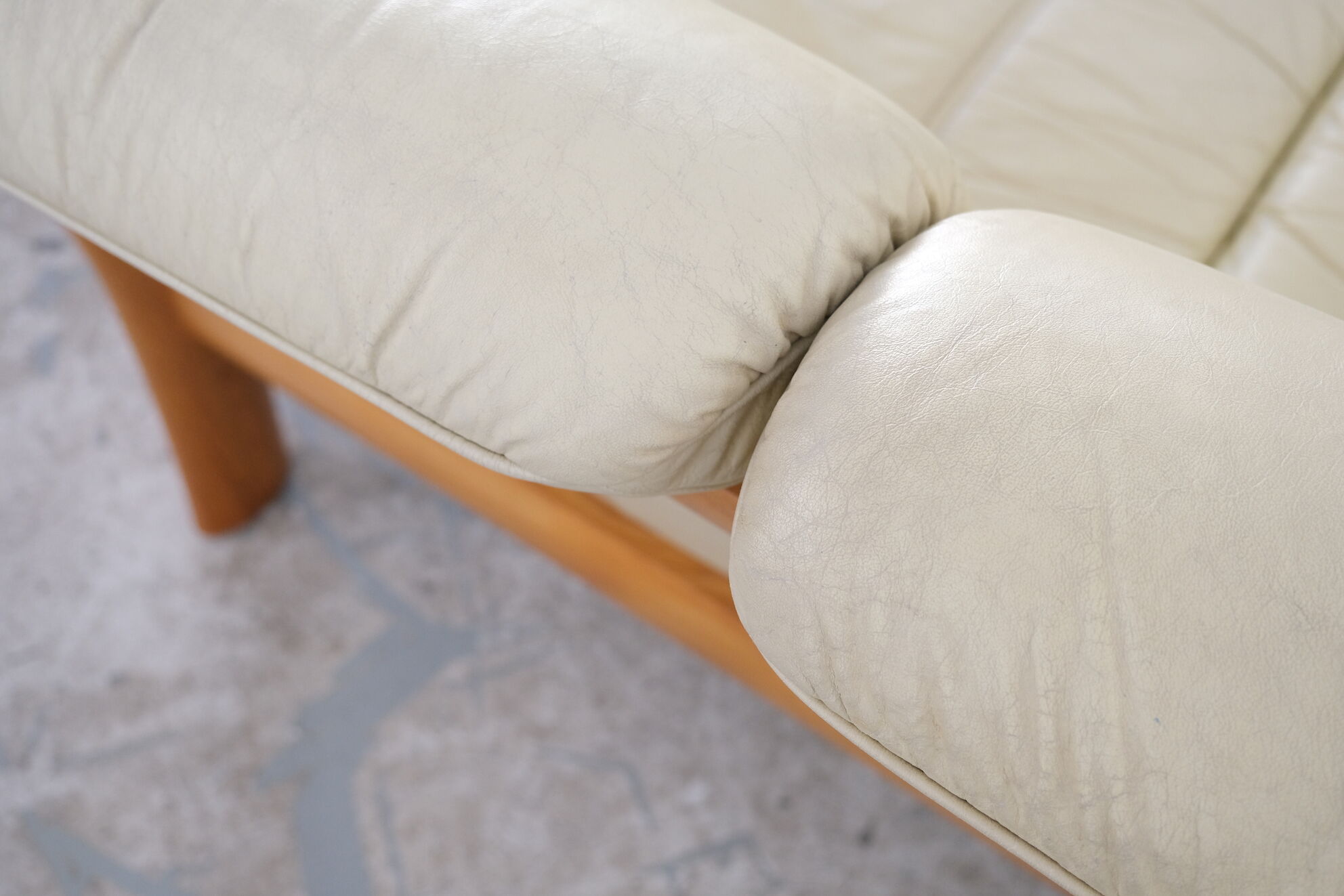 Leather Living Room Set model Montana by Ekornes, 1970's