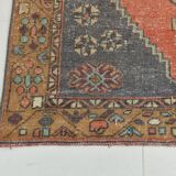 Red & Yellow Turkish Vintage Rug, 109x193Cm