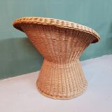 Vintage wicker chair egon