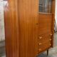 60/70 varnished wooden secretary cabinet
