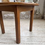 Round oak table 1950