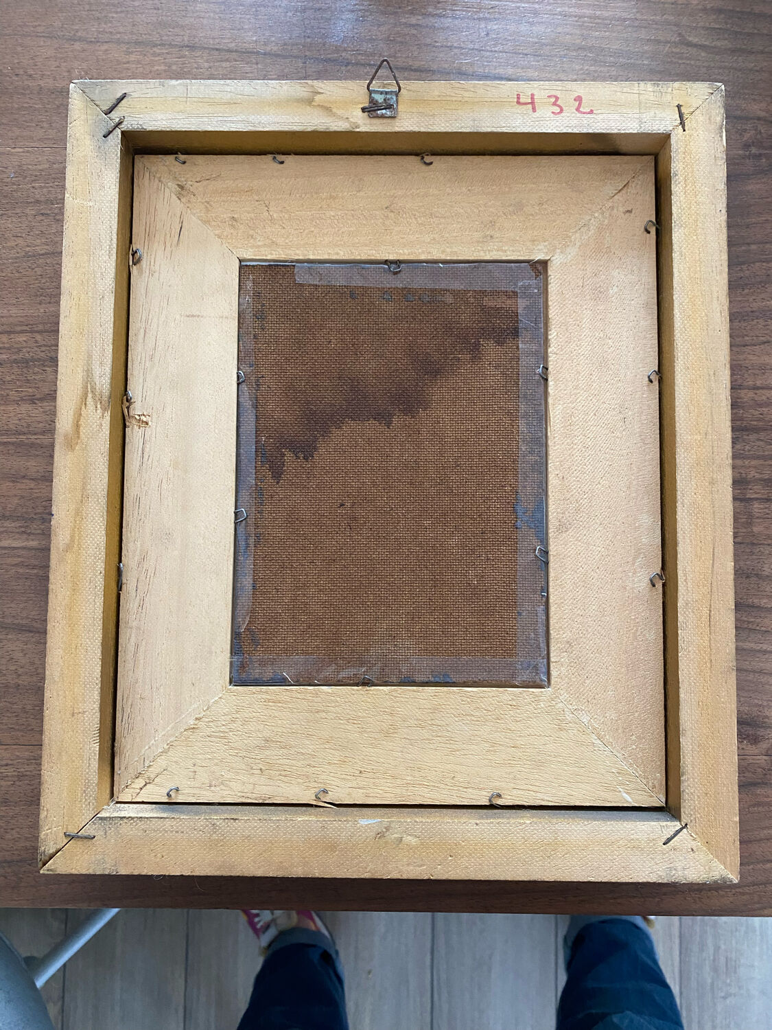 Handmade embroidery framed