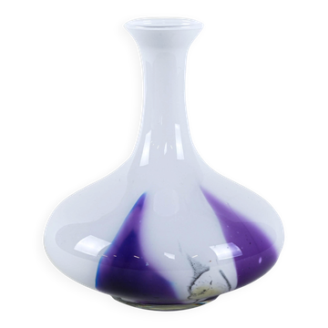 Vase en verre, Collection Internationale, années 1970, fabriqué par Zieher