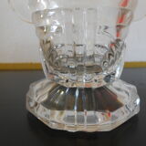 Narrow glass art deco vase