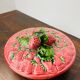 Strawberry slip tart dish