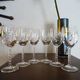 CRISTAL D'ARQUES "Fleury Epi" 6 cooked wine port glasses crystal 7 cl - H 13.5 cm