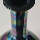 Murano Iridescent ball vase/With iridescent reflections. Mary line. Dim 20 x 10 cm