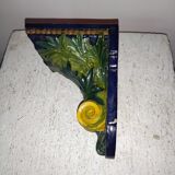 Console applique terre cuite XVIIIe Naudet