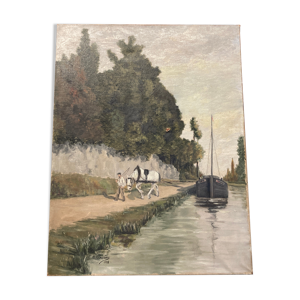 Huile sur toile