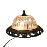 Massif - Style Hollywood Regency - laiton - verre - années 1970