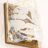 Murano Glass Wall Light by Hillebrand, Germany, 1970s