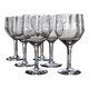 6 stemmed glasses