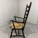 Rustic brutalist high ladder back arm chair 1960’s