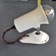 Vintage articulated metal spotlight - cream color -