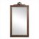 Louis XVI style mirror in carved walnut.