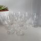 Set of 9 Villeroy and Boch white wine glasses