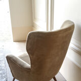 1 Shepherdess Wing flesh 50s 60s Danish armchair