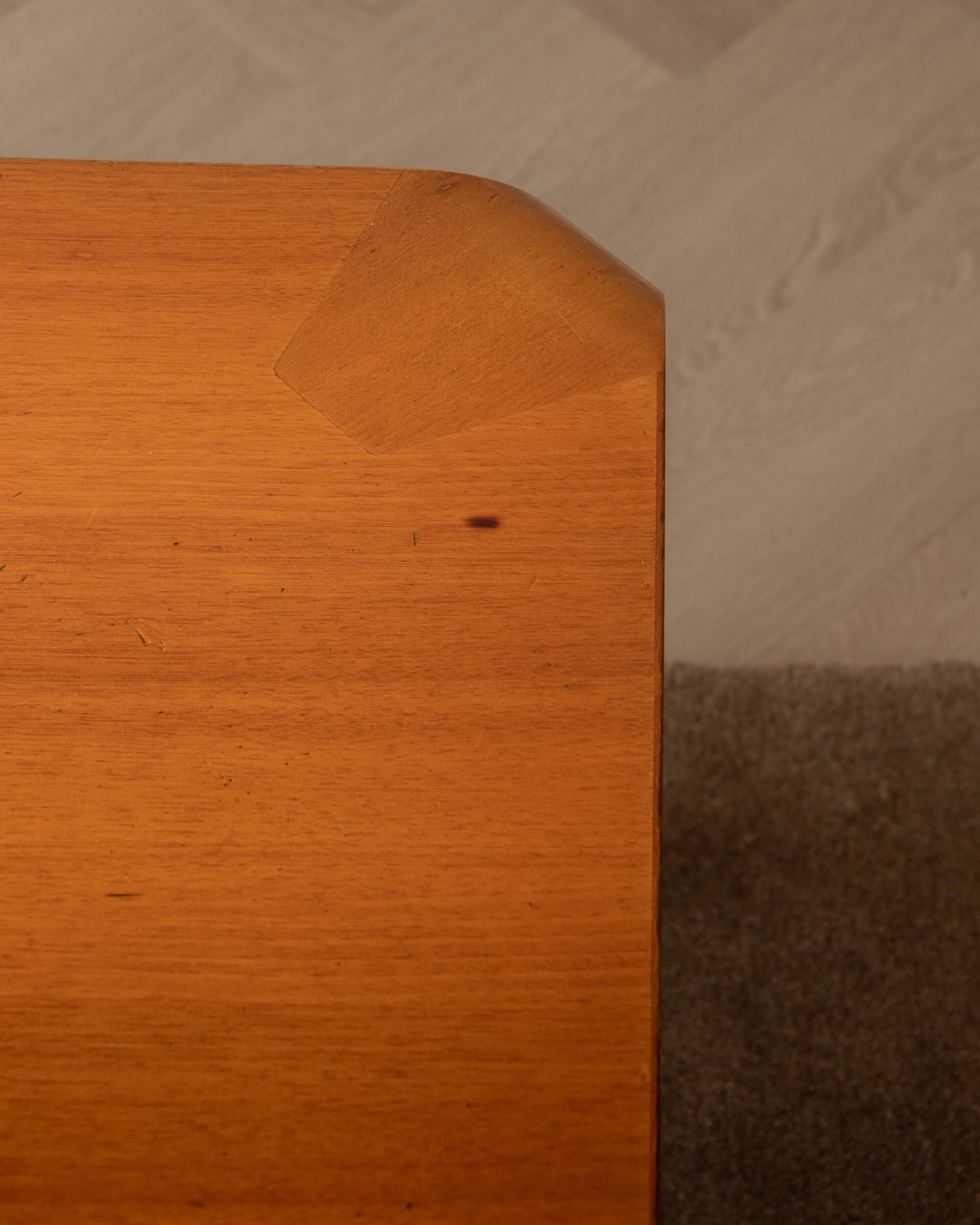 Curved Plywood Coffee Table T-2001 by Saburo Inui for Tendo Mokko, 1960s