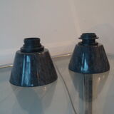 Pair of marble lamp foot design
