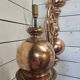 19th century copper wall lights (large models)
