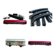 Lot de trains anciens jouets & rails 1970/1980