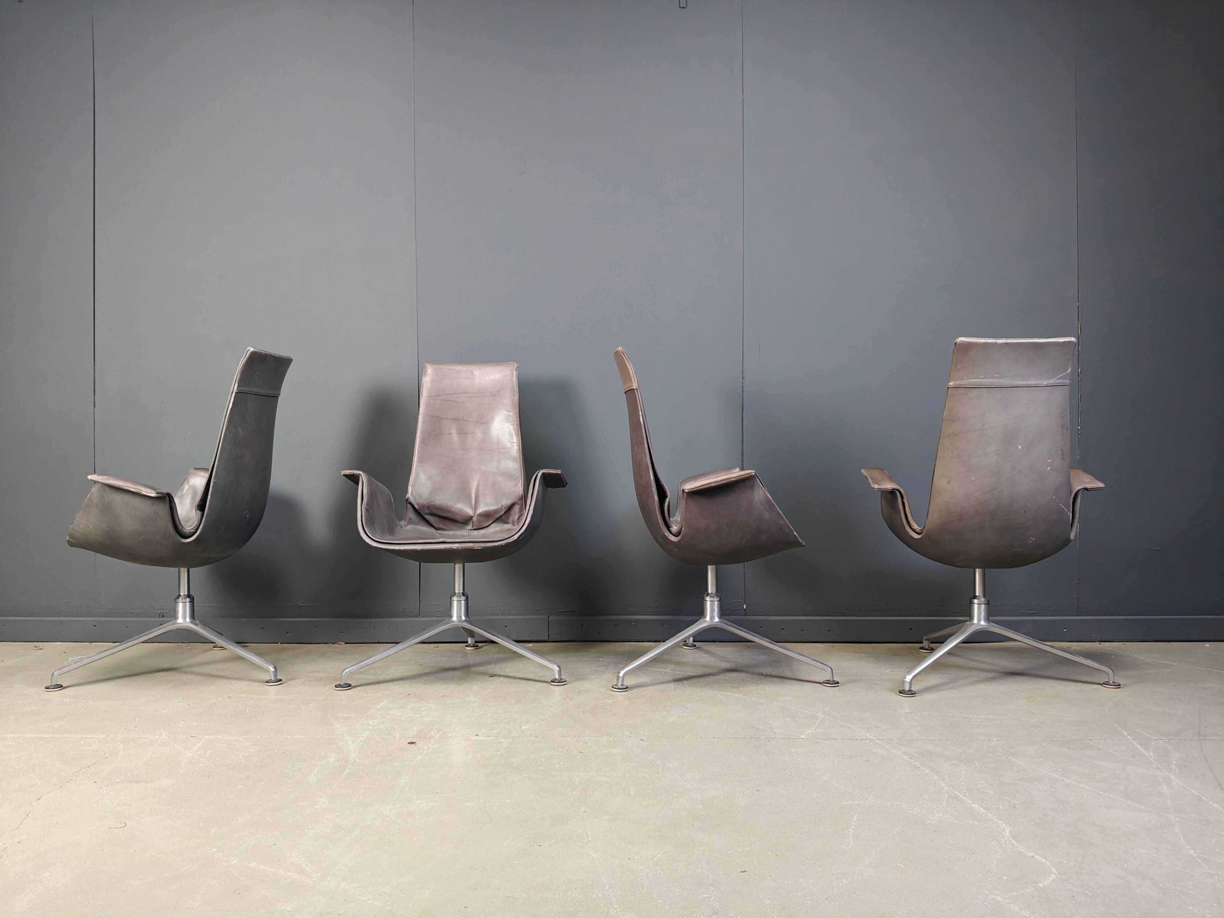 Fk 6725 chairs by Preben Fabricius & Jørgen Kastholm for Walter Knoll