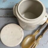 Glazed earth pot
