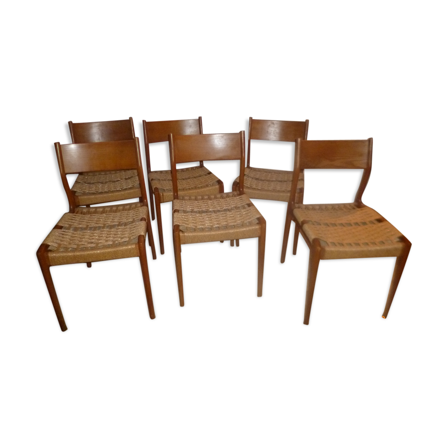 6 chairs Gessef Consorzio Sedie 1960
