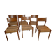 6 chairs Gessef Consorzio Sedie 1960
