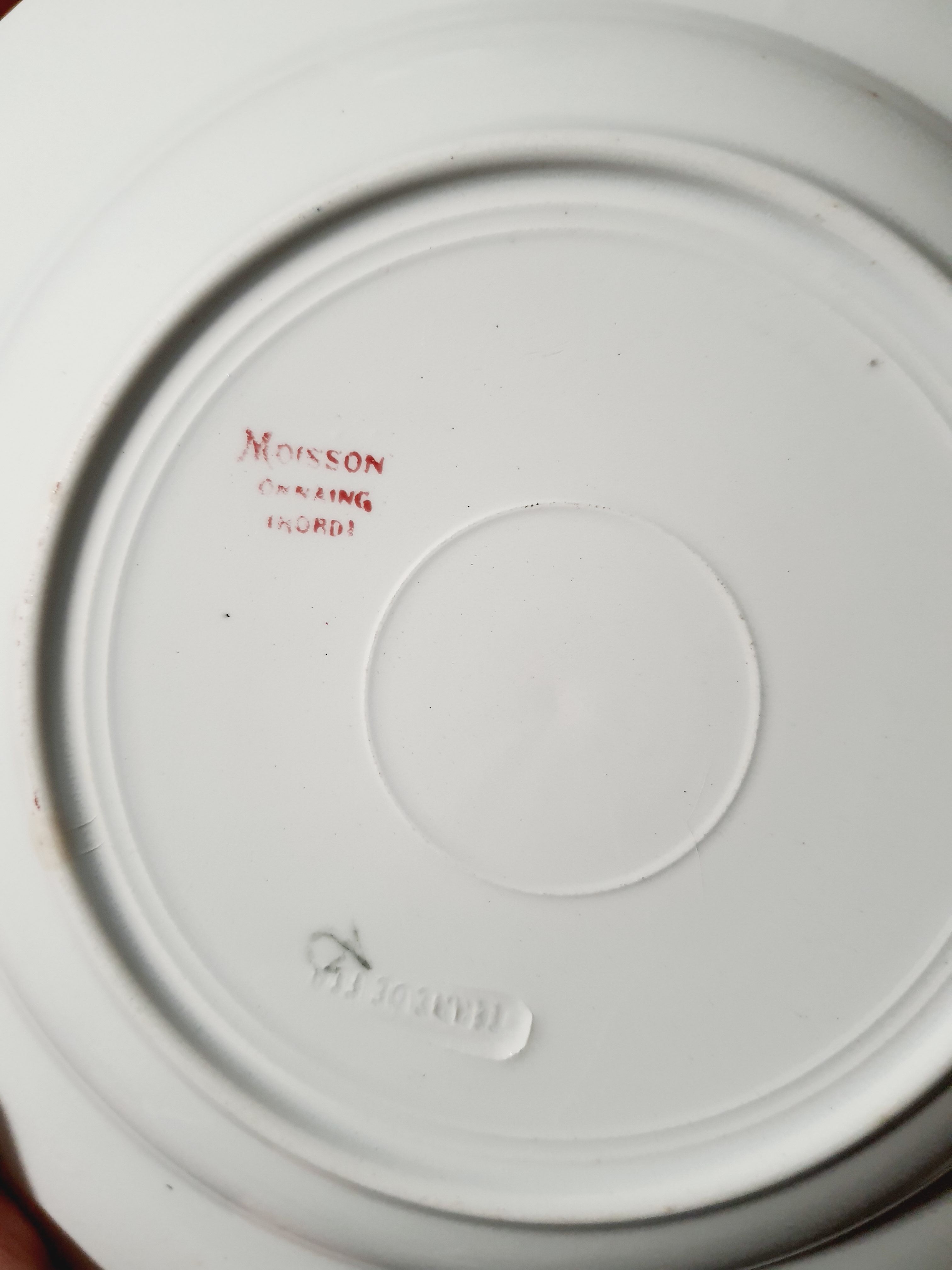 Lot of 6 hollow plates Onnaing Iron Land Model Harvest