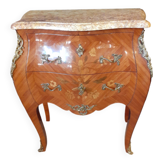 Louis XV inlaid chest of drawers