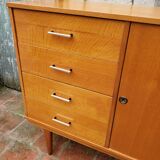 Buffet vintage miel dorée