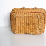 Wicker basket, picnic basket