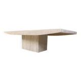 Vintage travertine coffee table, 1970s