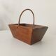 Panier vintage artisanal en bois