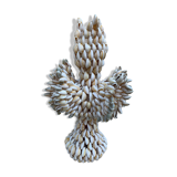 Vase en coquillages cauris