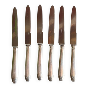 6 Couteaux à dessert - art