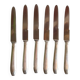 6 Art Deco Dessert Knives