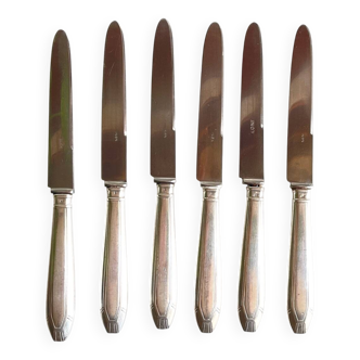 6 Art Deco Dessert Knives