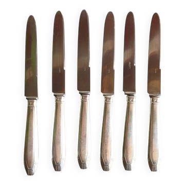 6 Art Deco Dessert Knives