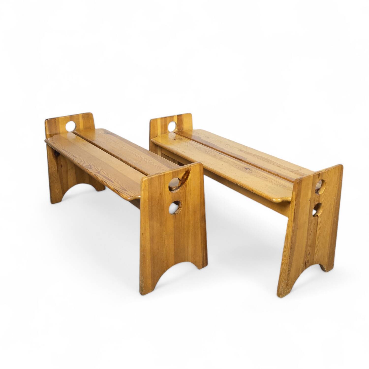 Ensemble de Salle à Manger Sculptural en Pin par Gilbert Marklund pour Furusnickarn Ab, 1970s