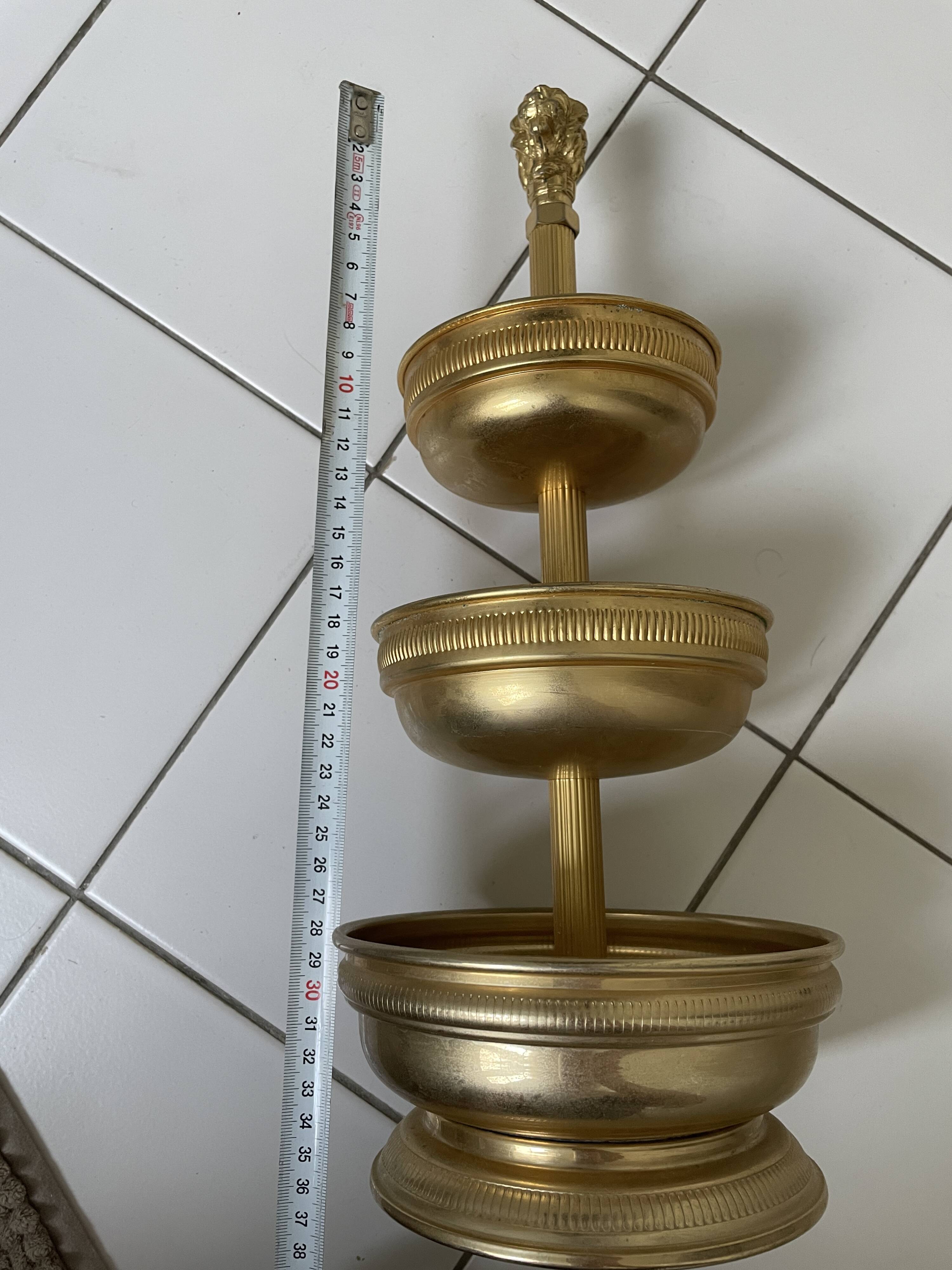 Serviteur laiton doré vintage