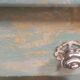 Green patinated bedside