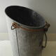Old bucket coal zinc old zinc coal bucket zinkkohleeimer rustic decoration