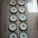10 old flat plates Terre de fer