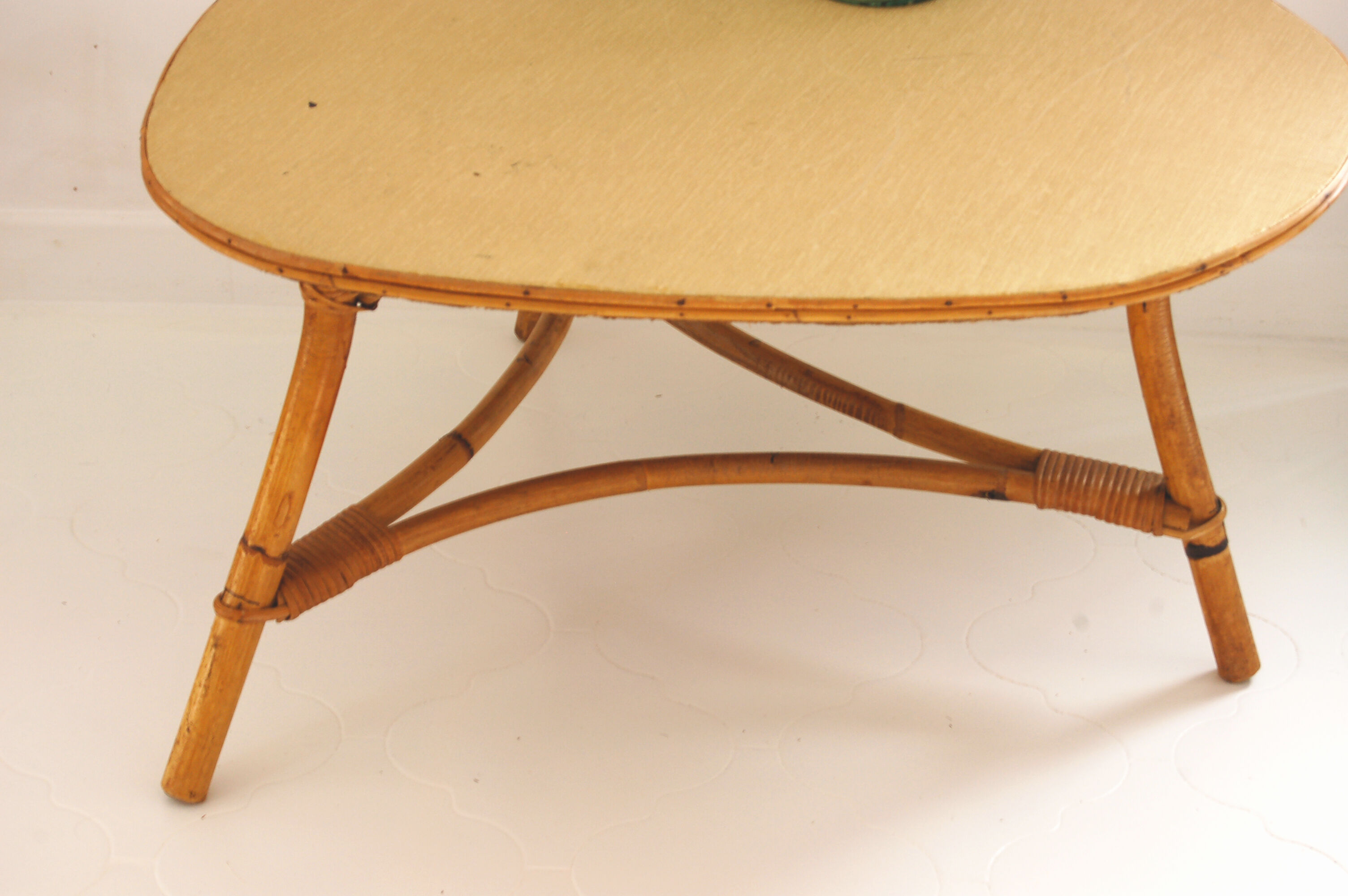 Rattan coffee table