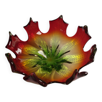 Centerpiece in bullicante glass from "biot"
