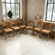 6 beech chairs 1980